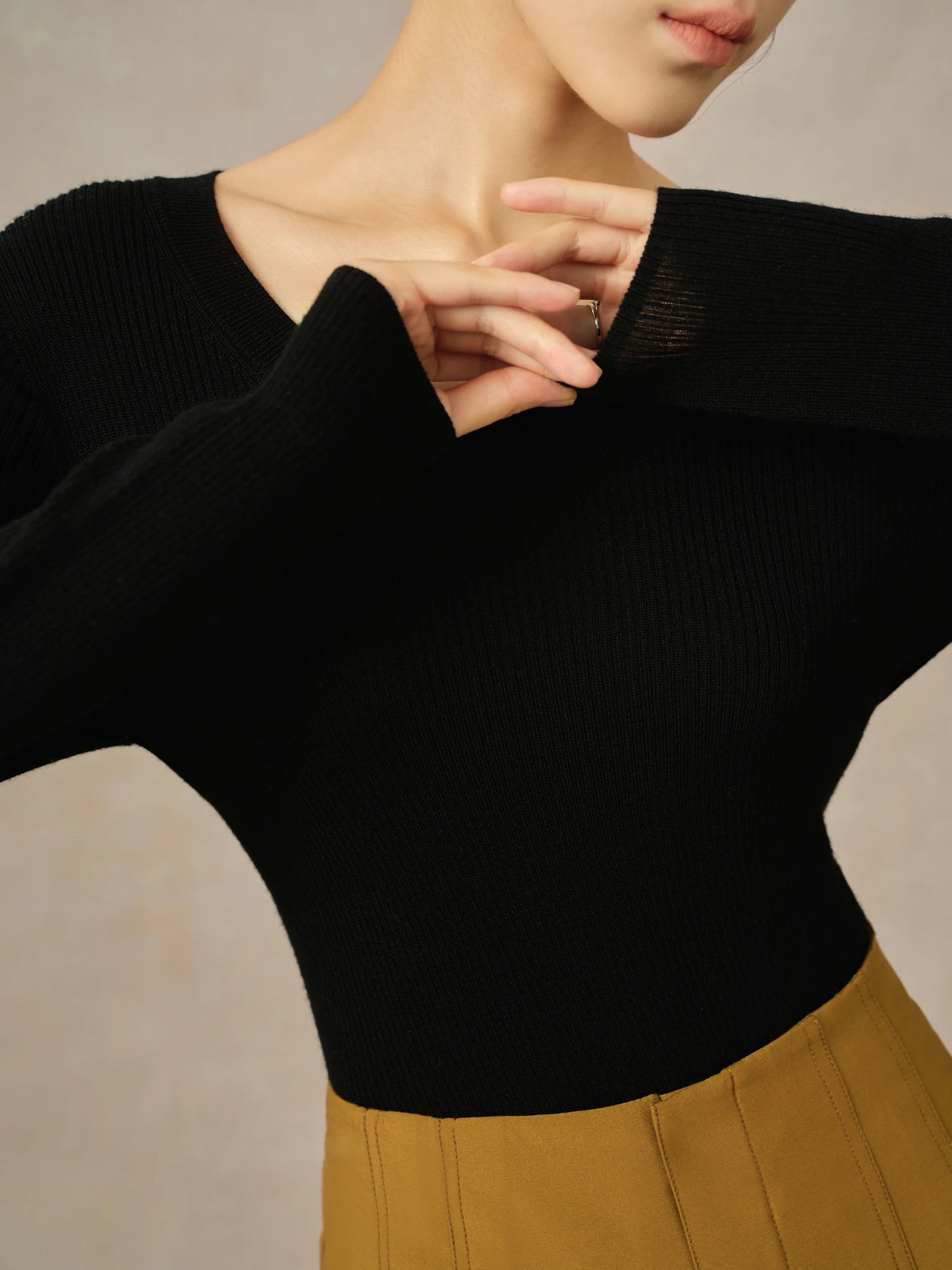 Woolen Knit Pullover in 5 Versatile Colors