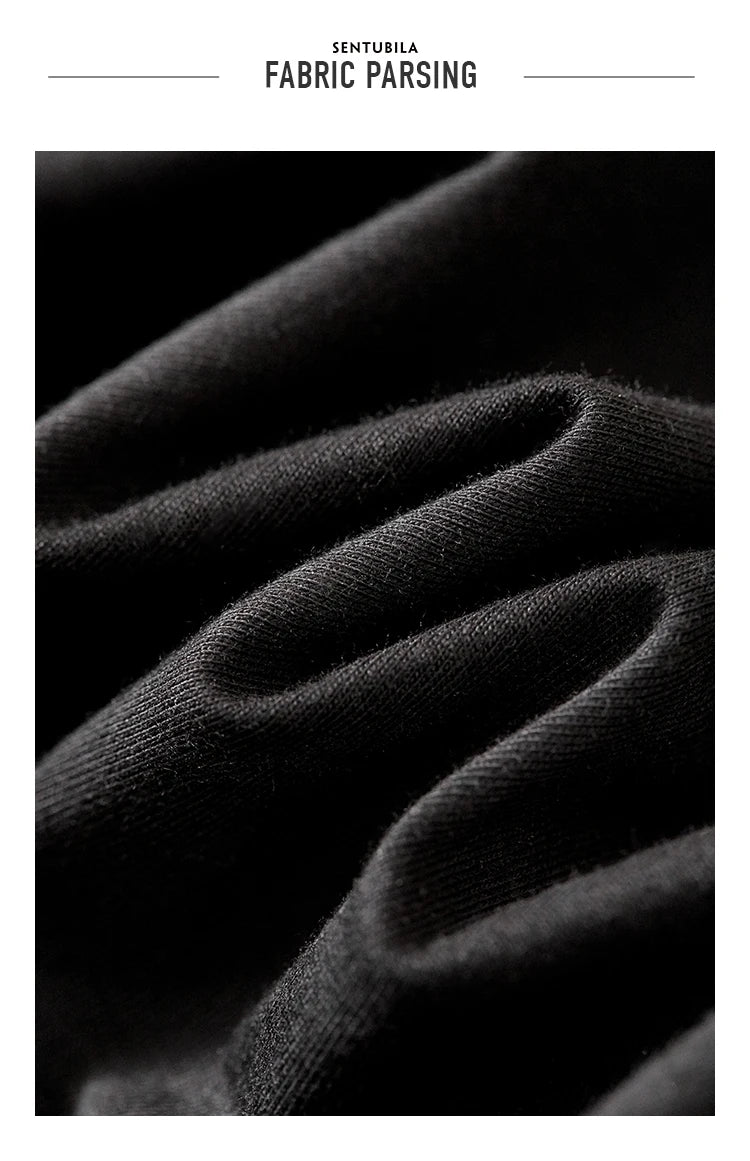 Cotton Black Short Sleeve Round Neck Tee Shirt