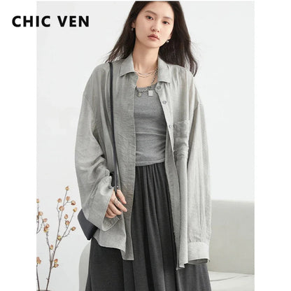 Elevate your summer wardrobe with the Textured Long Sleeve Blouse with Split Collar. This trendy piece features a vibrant tie-dye pattern, soft and breathable fabric for all-day comfort, and a modern split collar design. Perfect for both casual and dress