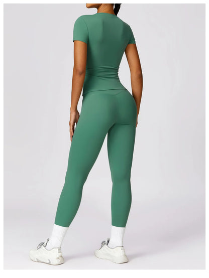 Elevate your fitness wardrobe with the NCLAGEN Short Sleeve T-Shirt! This stylish and breathable gym wear is designed for performance, offering ultimate comfort during workouts, yoga, or casual outings. Featuring a flattering fitted silhouette and lightweight nylon fabric, this versatile