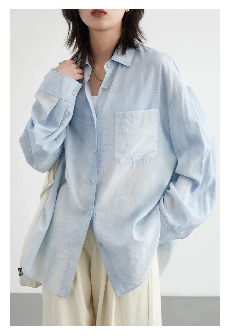 Elevate your summer wardrobe with our vibrant Textured Long Sleeve Blouse with Split Collar. This trendy blouse features a playful tie-dye pattern, crafted from soft, breathable fabric for all-day comfort. The modern split collar design adds a stylish twist,