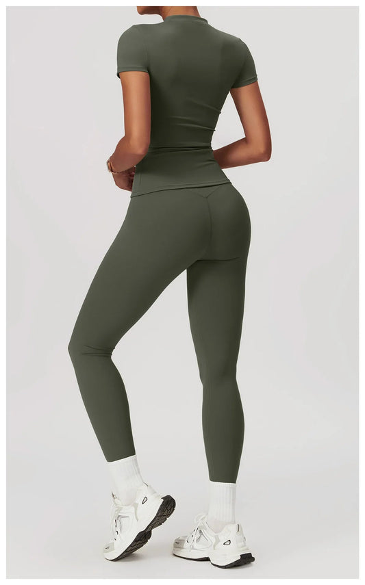 Elevate your fitness wardrobe with the NCLAGEN Short Sleeve T-Shirt! This stylish, breathable top is crafted from lightweight nylon, ensuring maximum comfort during workouts, yoga, or casual outings. Its flattering fitted silhouette and round neck design offer both style and