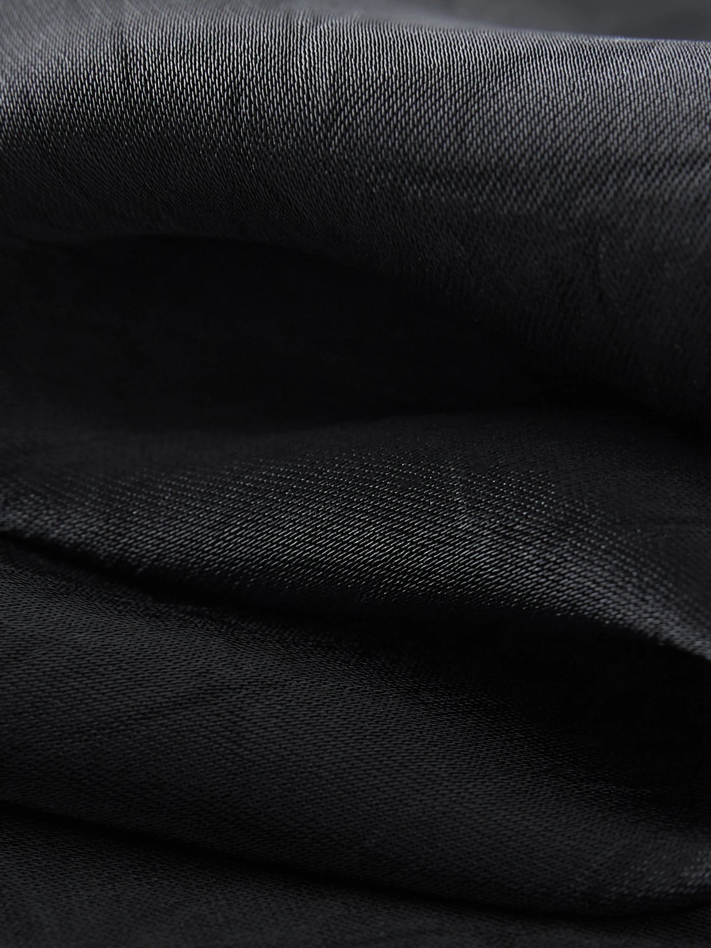 Textured Black Blouse & Slimming Silhouette Top