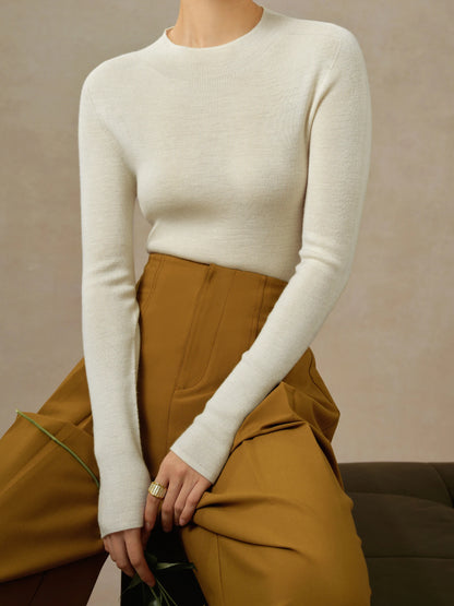 Woolen Knit Pullover in 5 Versatile Colors