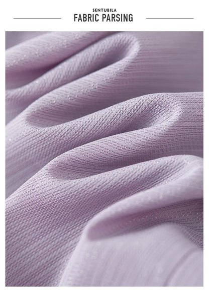 Elegant Bow Neck Chiffon Blouse & Long Sleeve Top