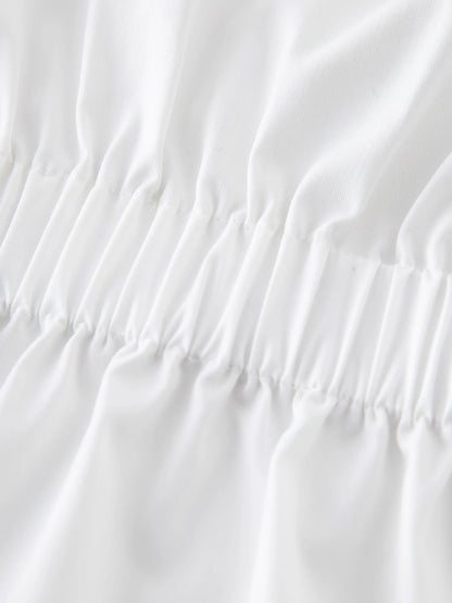 Elegant Short-sleeved Slim Casual Top