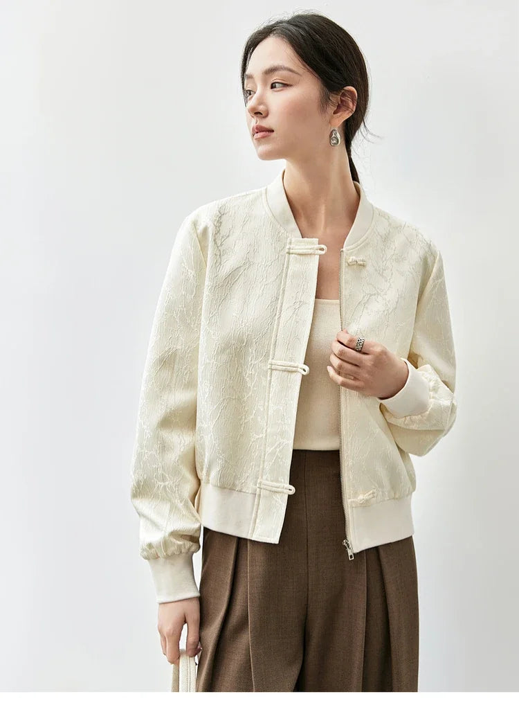 Jacquard Baseball Jacket & Long Sleeve Coat