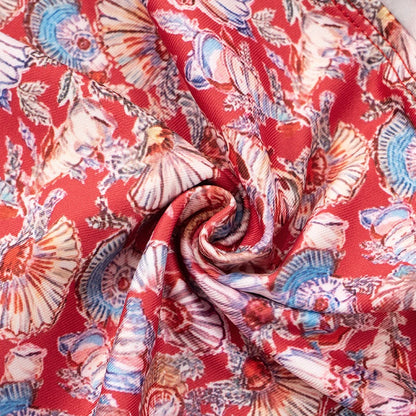 V-Neck Floral Halter Top & Casual Slim Fit Design