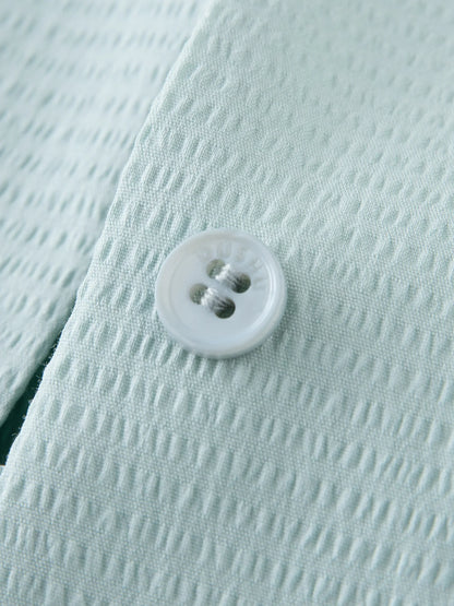 Scalloped Collar A-Line Blouse & Flattering Waist