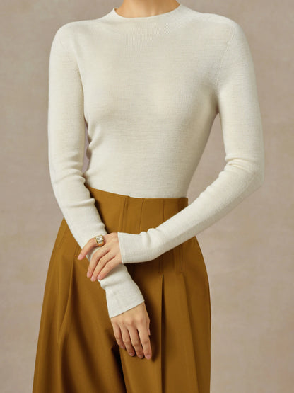 Woolen Knit Pullover in 5 Versatile Colors