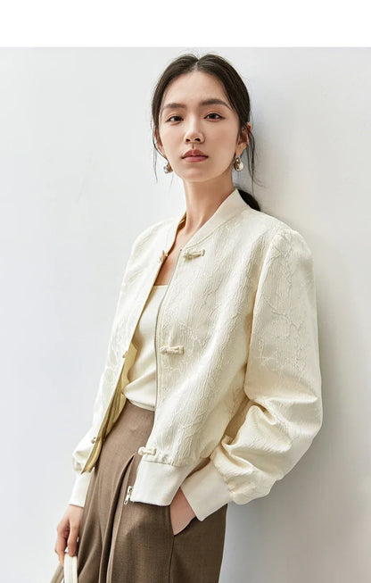 Jacquard Baseball Jacket & Long Sleeve Coat