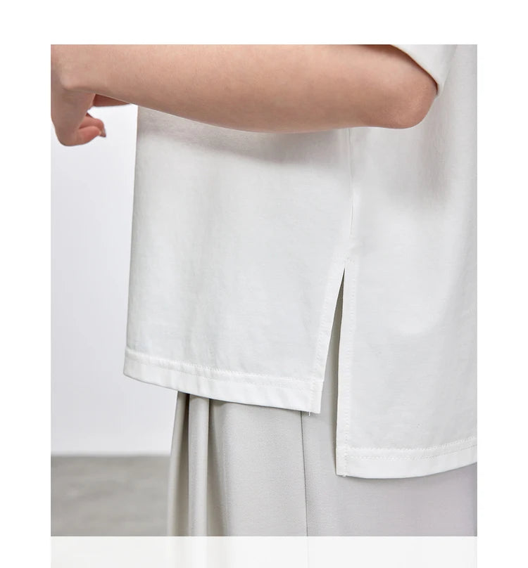 Casual Crewneck Short Sleeve Top