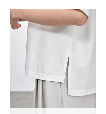 Casual Crewneck Short Sleeve Top