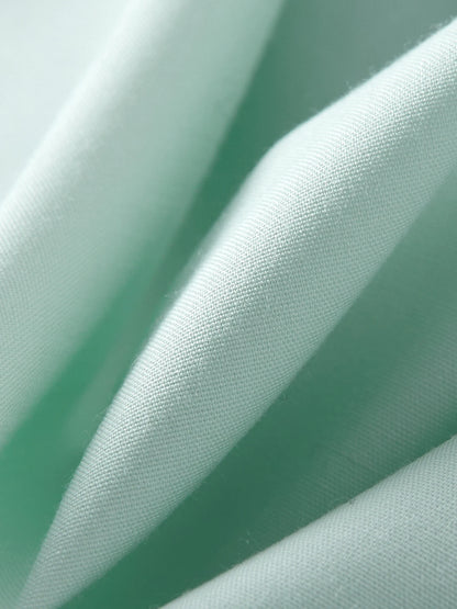 Asymmetrical Hem Pleated Short-Sleeved Shirt