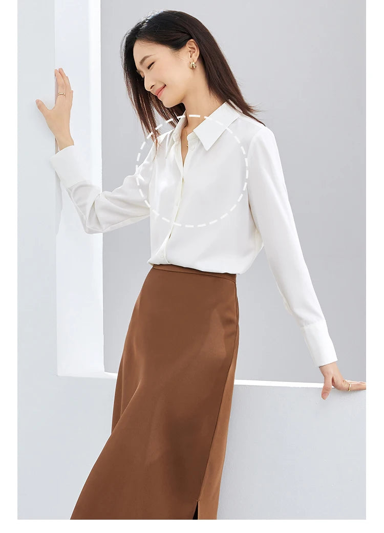 Button Up Casual Blouse & Office Shirt