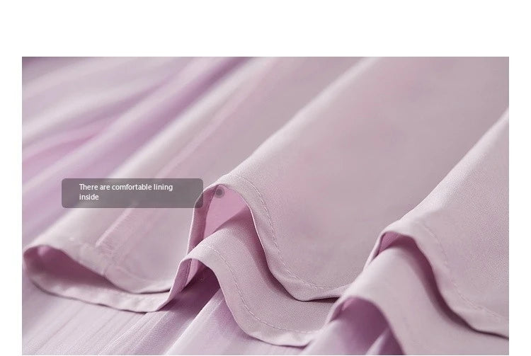 Elegant A-line Midi Skirt & Print Knit T-shirt Set