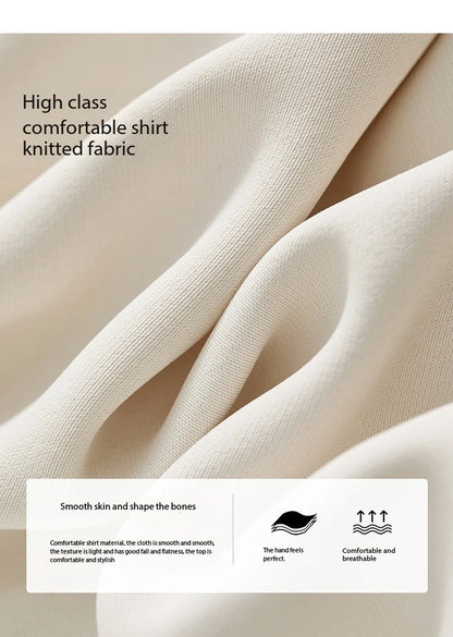 Solid Long Sleeve Turn Down Collar Shirt & Pocket