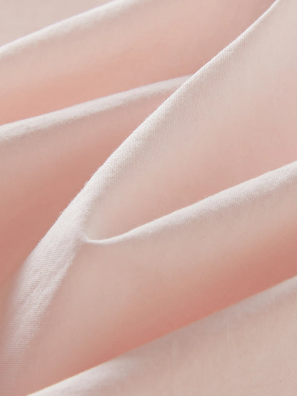 Slim Pink Minimalist Button-Up Shirt & All-Match Top