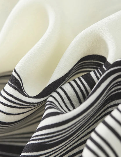 Chic Loose Long Sleeve Chiffon Blouse & Top