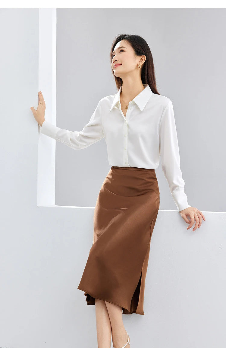 Button Up Casual Blouse & Office Shirt