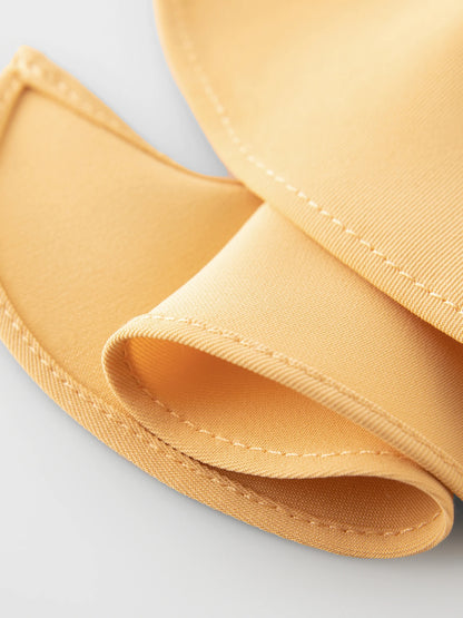 Ruffle Drawstring Strappy Top All-match Vest