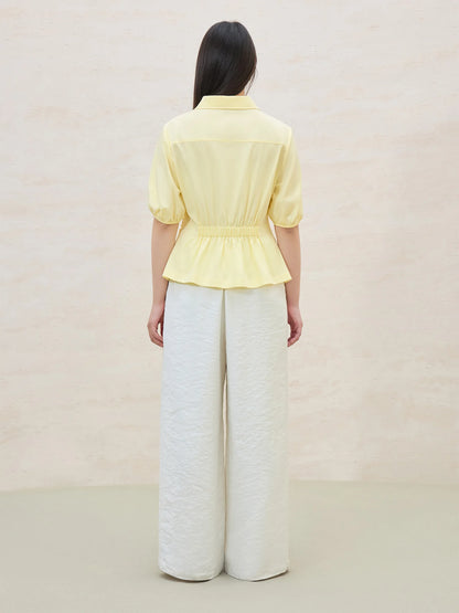 Elegant Short-sleeved Slim Casual Top