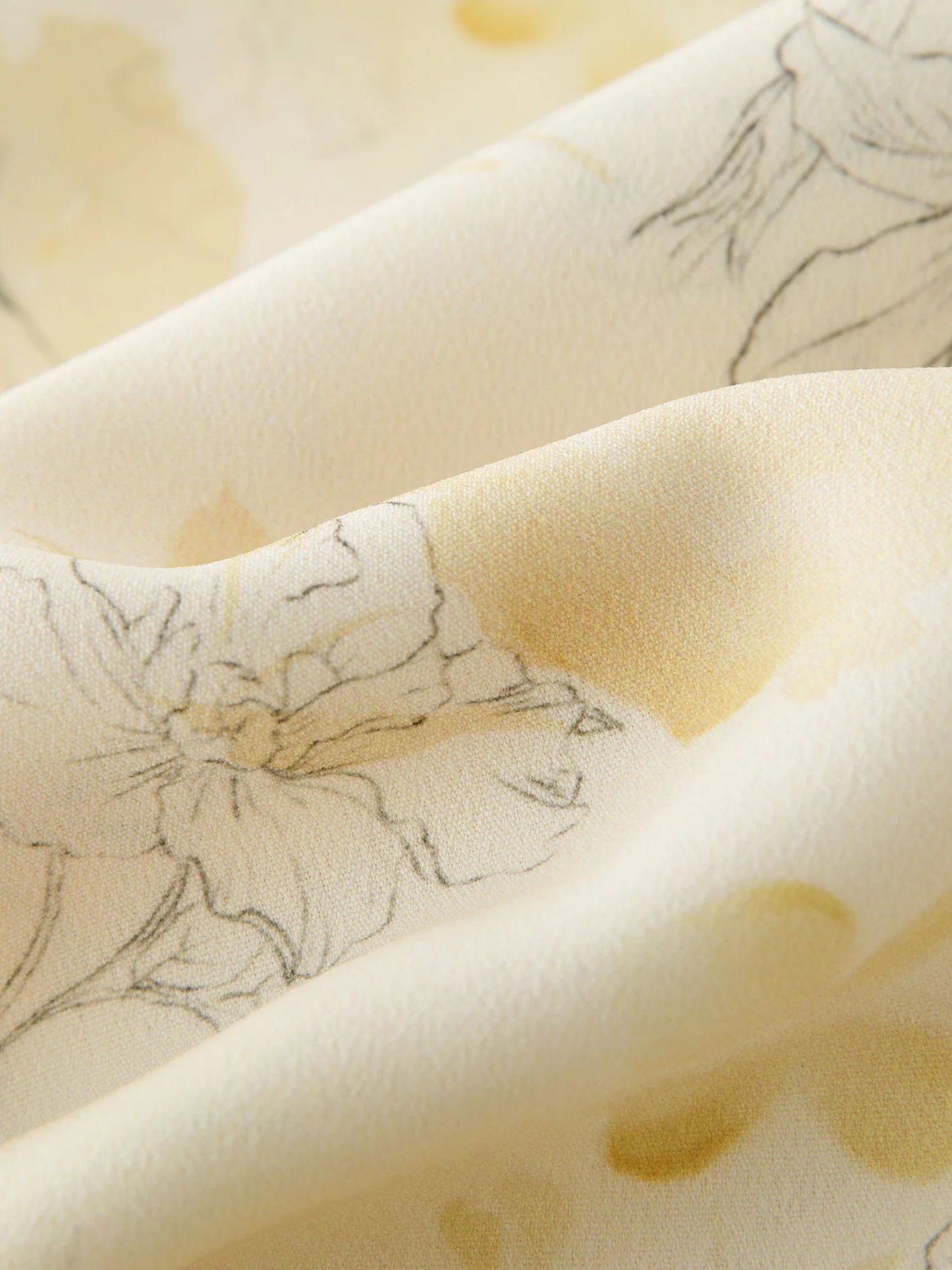 Floral Ruffled Top & Skirt Two-piece Set