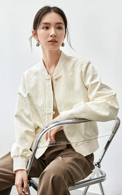 Jacquard Baseball Jacket & Long Sleeve Coat