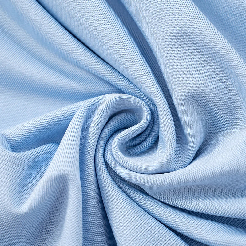 Twisted Mesh Patchwork Strapless Tank Top