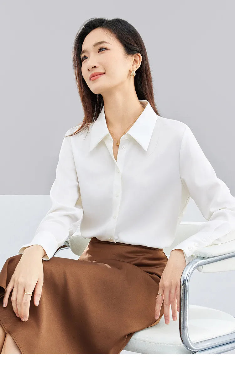 Button Up Casual Blouse & Office Shirt