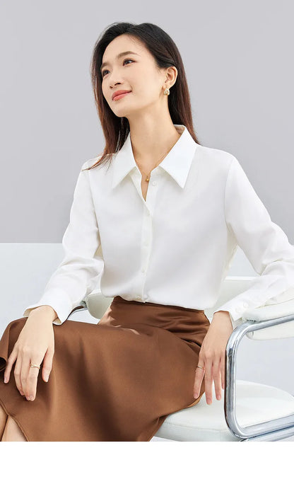Button Up Casual Blouse & Office Shirt