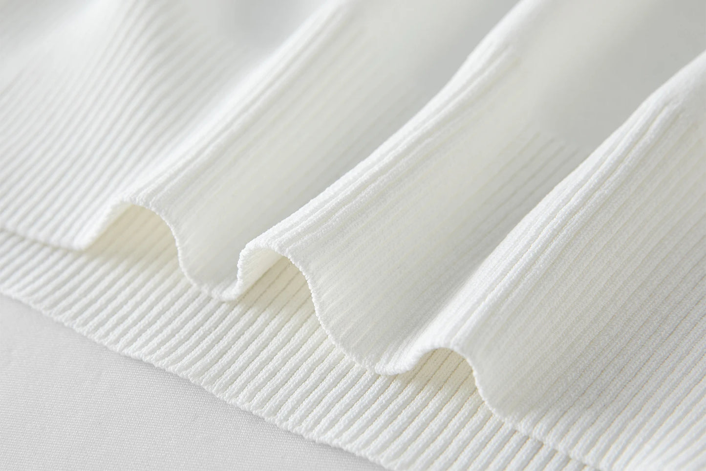 Curve-Flattering Knit Top & Structured Collar