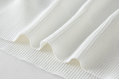 Curve-Flattering Knit Top & Structured Collar