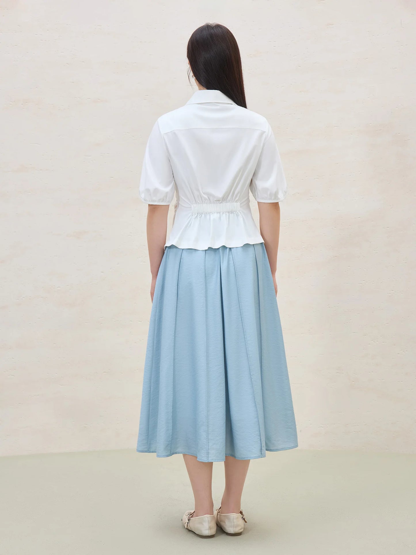 Elegant Short-sleeved Slim Casual Top