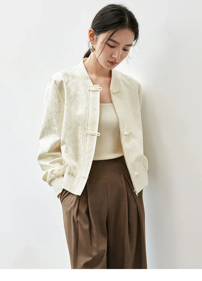 Jacquard Baseball Jacket & Long Sleeve Coat