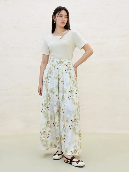 Solid Color Relaxed Fit Casual Top