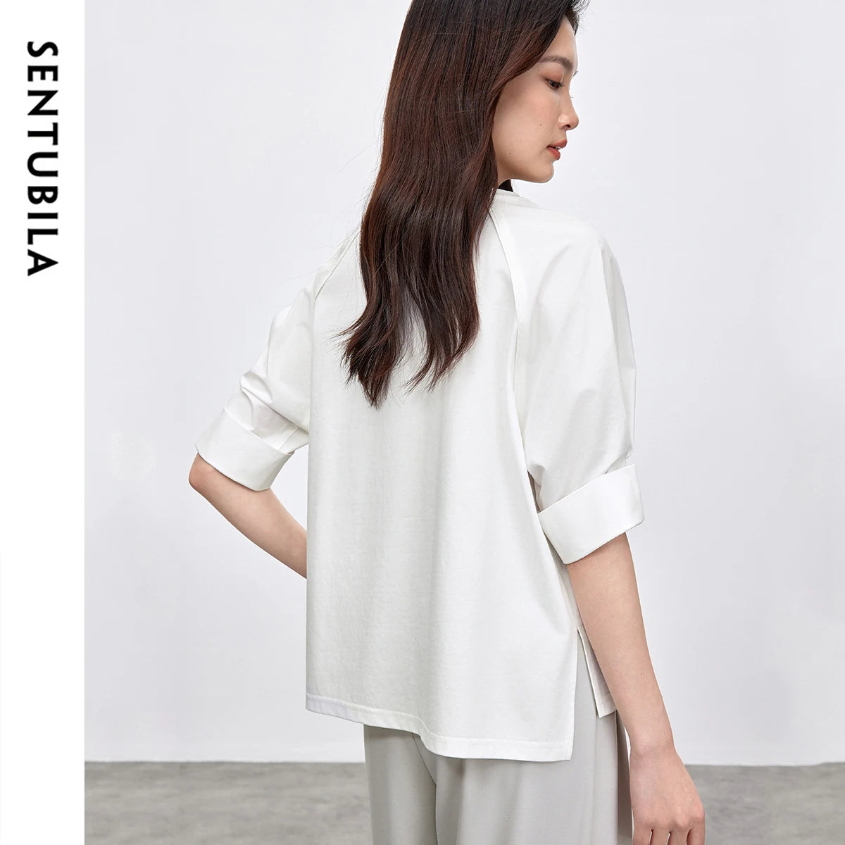 Casual Crewneck Short Sleeve Top