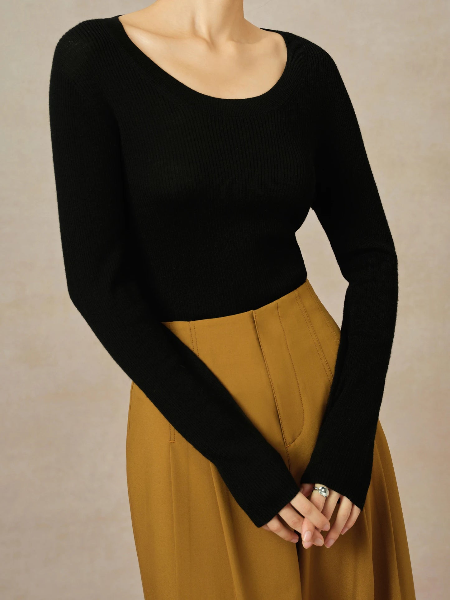 Woolen Knit Pullover in 5 Versatile Colors