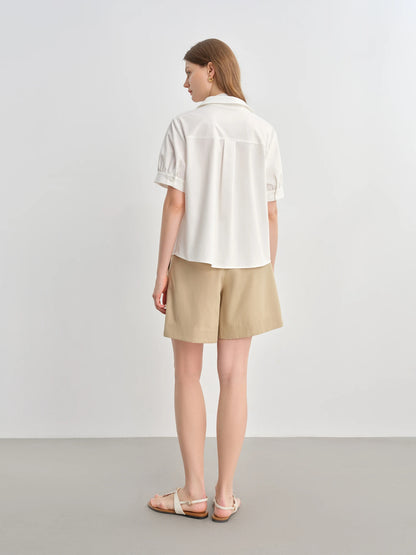 Artistic Print Relaxed Fit Shirt & Unique Design