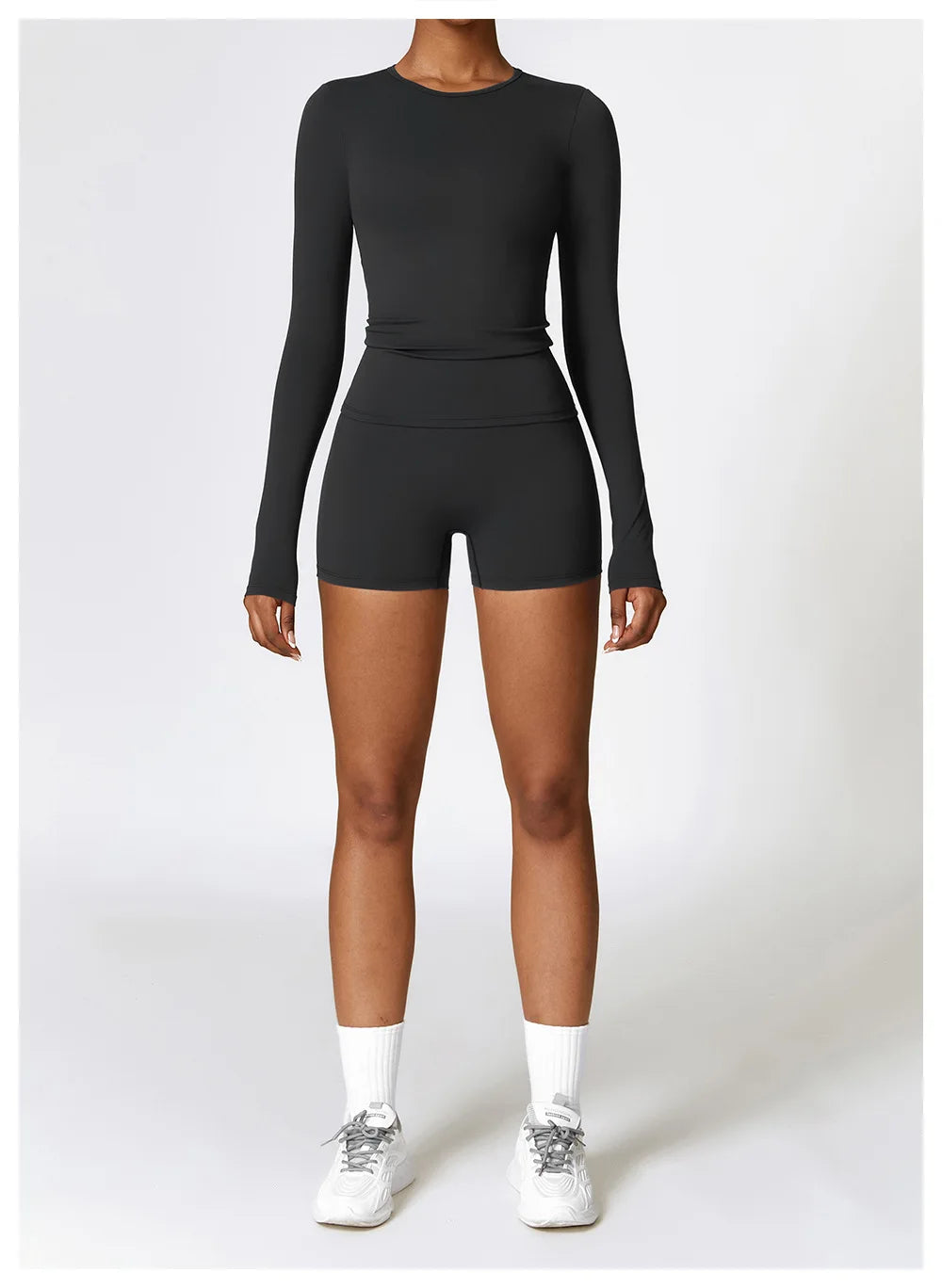 Elevate your activewear collection with the NCLAGEN Yoga Shirt! This stylish long-sleeve top features a quick-dry, breathable nylon and spandex blend, ensuring maximum comfort during any workout. Its flattering slim fit enhances your silhouette, while