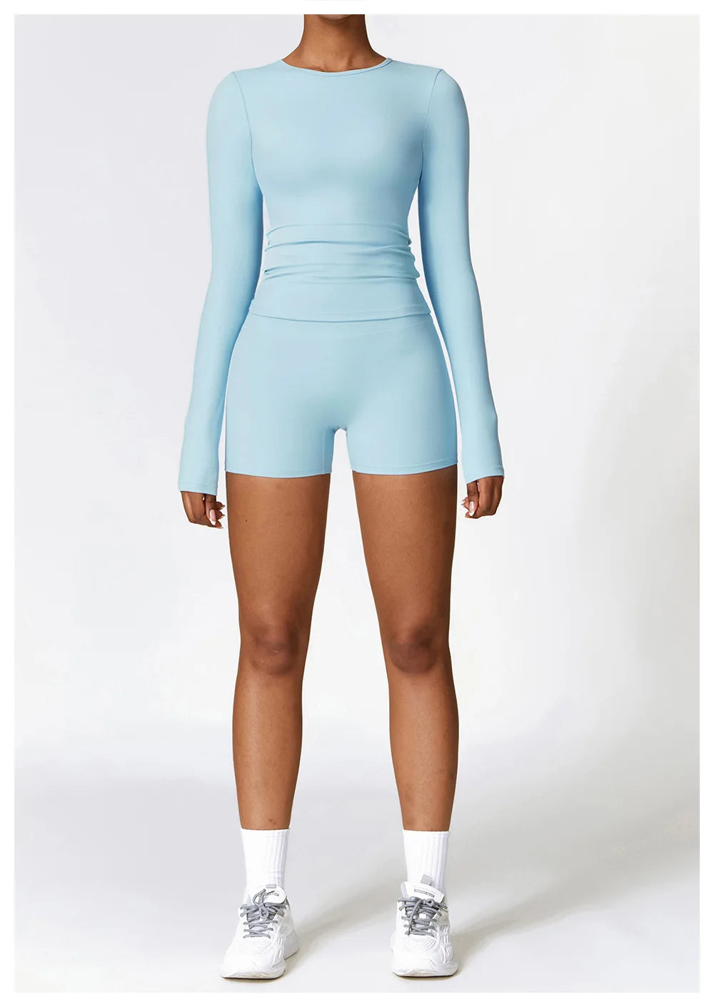 Elevate your activewear collection with the NCLAGEN Yoga Shirt! This stylish long-sleeve top features a quick-dry, breathable nylon and spandex blend, ensuring maximum comfort during yoga, running, or gym sessions. The flattering slim fit